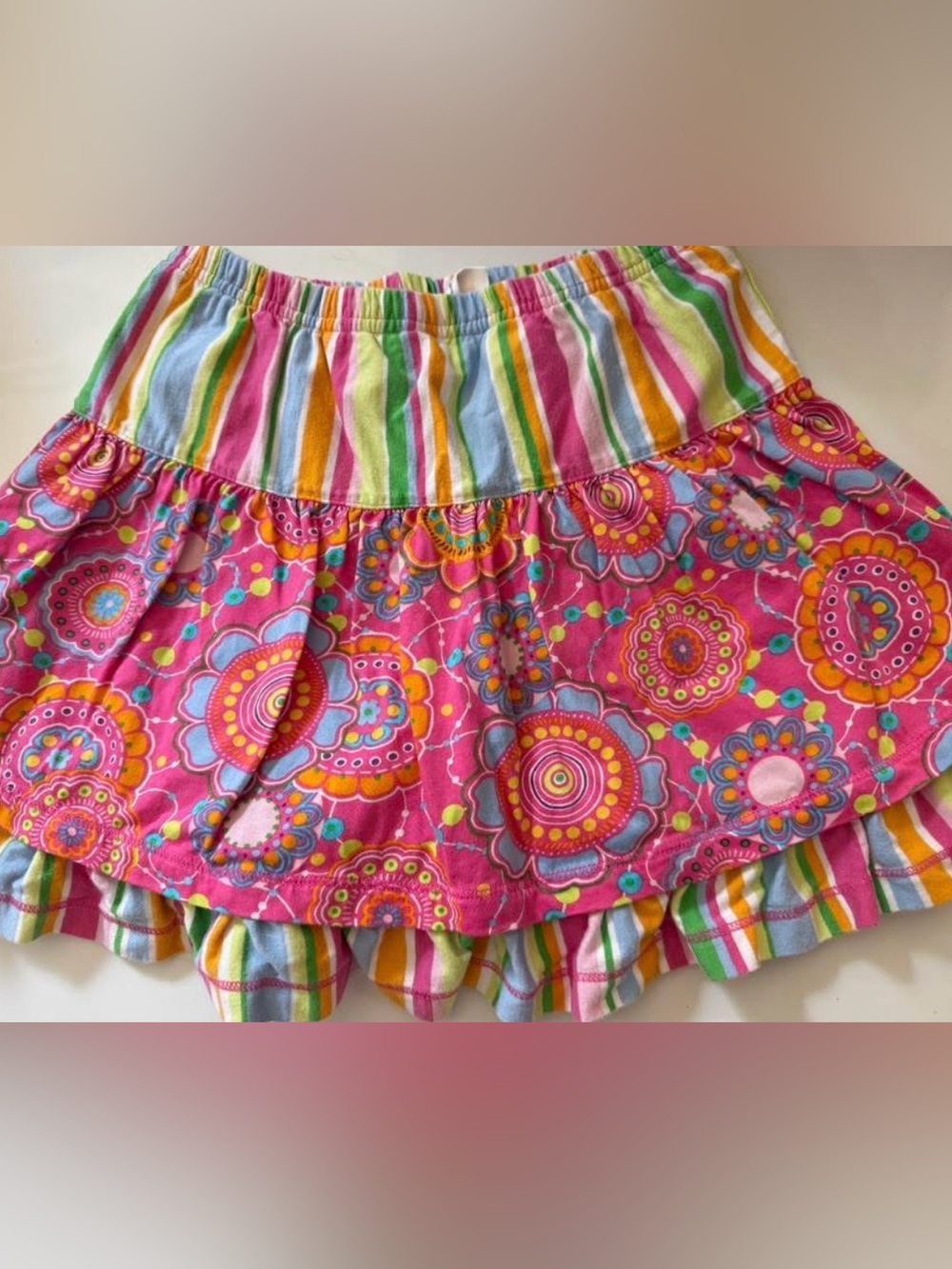Hanna Andersson multi colored floral skirt